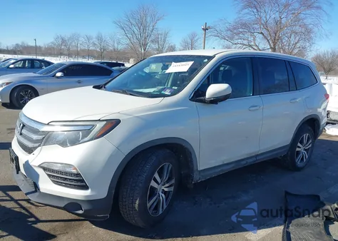 2017 Honda Pilot Ex from USA, damaged, VIN 5FNYF6H31HB104142